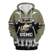 Premium US Veterans Zip Hoodie ATTN150821, Gifts For US Veterans, Gifts On Father's Day, Veterans Day. - Image 20