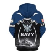 Premium US Veterans Zip Hoodie ATTN150821, Gifts For US Veterans, Gifts On Father's Day, Veterans Day. - Image 12