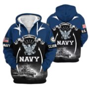 Premium US Veterans Zip Hoodie ATTN150821, Gifts For US Veterans, Gifts On Father's Day, Veterans Day. - Image 13