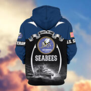 Premium US Veterans Zip Hoodie ATTN150821, Gifts For US Veterans, Gifts On Father's Day, Veterans Day. - Image 15