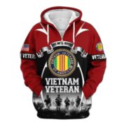 Premium US Veterans Zip Hoodie ATTN150821, Gifts For US Veterans, Gifts On Father's Day, Veterans Day. - Image 38
