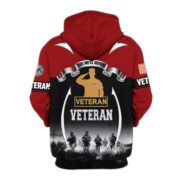 Premium US Veterans Zip Hoodie ATTN150821, Gifts For US Veterans, Gifts On Father's Day, Veterans Day. - Image 36