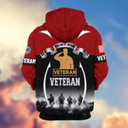 Premium US Veterans Zip Hoodie ATTN150821, Gifts For US Veterans, Gifts On Father's Day, Veterans Day. - Image 36
