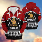 Premium US Veterans Zip Hoodie ATTN150821, Gifts For US Veterans, Gifts On Father's Day, Veterans Day. - Image 37