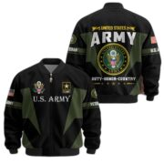 Premium US Veterans Bomber Jacket ATTN250821, Gifts For US Veterans, Gifts On Father's Day, Veterans Day. - Image 5