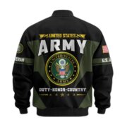Premium US Veterans Bomber Jacket ATTN250821, Gifts For US Veterans, Gifts On Father's Day, Veterans Day. - Image 7