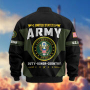 Premium US Veterans Bomber Jacket ATTN250821, Gifts For US Veterans, Gifts On Father's Day, Veterans Day. - Image 7