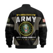 Premium US Veterans Bomber Jacket ATTN250821, Gifts For US Veterans, Gifts On Father's Day, Veterans Day. - Image 4