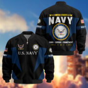 Premium US Veterans Bomber Jacket ATTN250821, Gifts For US Veterans, Gifts On Father's Day, Veterans Day. - Image 11
