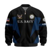 Premium US Veterans Bomber Jacket ATTN250821, Gifts For US Veterans, Gifts On Father's Day, Veterans Day. - Image 12