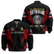 Premium US Veterans Bomber Jacket ATTN250821, Gifts For US Veterans, Gifts On Father's Day, Veterans Day. - Image 35