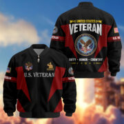 Premium US Veterans Bomber Jacket ATTN250821, Gifts For US Veterans, Gifts On Father's Day, Veterans Day. - Image 35