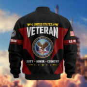 Premium US Veterans Bomber Jacket ATTN250821, Gifts For US Veterans, Gifts On Father's Day, Veterans Day. - Image 37