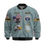 Premium Custom US Veterans Bomber Jacket CPVC080901, Gifts For US Veterans, Gifts On Father's Day, Veterans Day. - Image 24