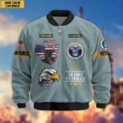 Premium Custom US Veterans Bomber Jacket CPVC080901, Gifts For US Veterans, Gifts On Father's Day, Veterans Day. - Image 24