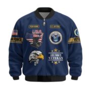 Premium Custom US Veterans Bomber Jacket CPVC080901, Gifts For US Veterans, Gifts On Father's Day, Veterans Day. - Image 27