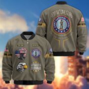 Premium Custom US Veterans Bomber Jacket CPVC080901, Gifts For US Veterans, Gifts On Father's Day, Veterans Day. - Image 8