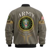 Premium Custom US Veterans Bomber Jacket CPVC080901, Gifts For US Veterans, Gifts On Father's Day, Veterans Day. - Image 7