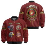 Premium Custom US Veterans Bomber Jacket CPVC080901, Gifts For US Veterans, Gifts On Father's Day, Veterans Day. - Image 17