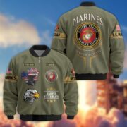 Premium Custom US Veterans Bomber Jacket CPVC080901, Gifts For US Veterans, Gifts On Father's Day, Veterans Day. - Image 20
