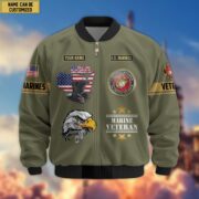Premium Custom US Veterans Bomber Jacket CPVC080901, Gifts For US Veterans, Gifts On Father's Day, Veterans Day. - Image 21