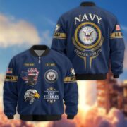 Premium Custom US Veterans Bomber Jacket CPVC080901, Gifts For US Veterans, Gifts On Father's Day, Veterans Day. - Image 11
