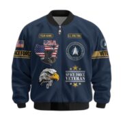 Premium Custom US Veterans Bomber Jacket CPVC080901, Gifts For US Veterans, Gifts On Father's Day, Veterans Day. - Image 33