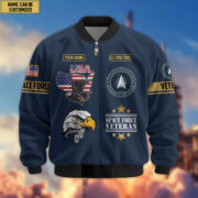 Premium Custom US Veterans Bomber Jacket CPVC080901, Gifts For US Veterans, Gifts On Father's Day, Veterans Day. - Image 33