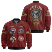 Premium Custom US Veterans Bomber Jacket CPVC080901, Gifts For US Veterans, Gifts On Father's Day, Veterans Day. - Image 35