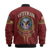 Premium Custom US Veterans Bomber Jacket CPVC080901, Gifts For US Veterans, Gifts On Father's Day, Veterans Day. - Image 37
