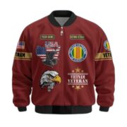 Premium Custom US Veterans Bomber Jacket CPVC080901, Gifts For US Veterans, Gifts On Father's Day, Veterans Day. - Image 39