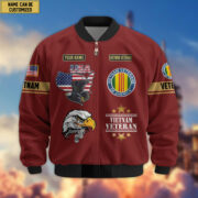 Premium Custom US Veterans Bomber Jacket CPVC080901, Gifts For US Veterans, Gifts On Father's Day, Veterans Day. - Image 39