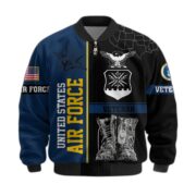 Premium US Veterans Bomber Jacket BPHN220812, Gifts For US Veterans, Gifts On Father's Day, Veterans Day. - Image 18