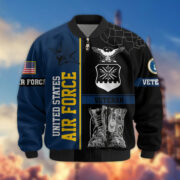Premium US Veterans Bomber Jacket BPHN220812, Gifts For US Veterans, Gifts On Father's Day, Veterans Day. - Image 18