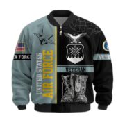 Premium US Veterans Bomber Jacket BPHN220812, Gifts For US Veterans, Gifts On Father's Day, Veterans Day. - Image 16