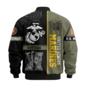 Premium US Veterans Bomber Jacket BPHN220812, Gifts For US Veterans, Gifts On Father's Day, Veterans Day. - Image 15