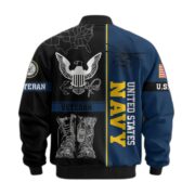 Premium US Veterans Bomber Jacket BPHN220812, Gifts For US Veterans, Gifts On Father's Day, Veterans Day. - Image 9