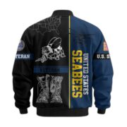 Premium US Veterans Bomber Jacket BPHN220812, Gifts For US Veterans, Gifts On Father's Day, Veterans Day. - Image 11