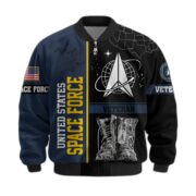 Premium US Veterans Bomber Jacket BPHN220812, Gifts For US Veterans, Gifts On Father's Day, Veterans Day. - Image 22