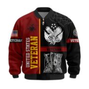 Premium US Veterans Bomber Jacket BPHN220812, Gifts For US Veterans, Gifts On Father's Day, Veterans Day. - Image 24
