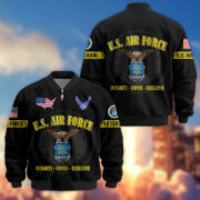 Premium US Veterans Bomber Jacket BPHN190814, Gifts For US Veterans, Gifts On Father's Day, Veterans Day. - Image 17