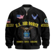 Premium US Veterans Bomber Jacket BPHN190814, Gifts For US Veterans, Gifts On Father's Day, Veterans Day. - Image 18