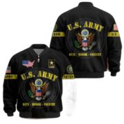 Premium US Veterans Bomber Jacket BPHN190814, Gifts For US Veterans, Gifts On Father's Day, Veterans Day. - Image 2