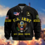 Premium US Veterans Bomber Jacket BPHN190814, Gifts For US Veterans, Gifts On Father's Day, Veterans Day. - Image 3