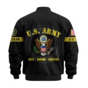 Premium US Veterans Bomber Jacket BPHN190814, Gifts For US Veterans, Gifts On Father's Day, Veterans Day. - Image 4