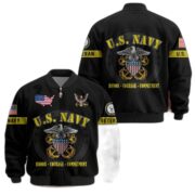 Premium US Veterans Bomber Jacket BPHN190814, Gifts For US Veterans, Gifts On Father's Day, Veterans Day. - Image 8