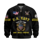 Premium US Veterans Bomber Jacket BPHN190814, Gifts For US Veterans, Gifts On Father's Day, Veterans Day. - Image 9