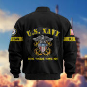 Premium US Veterans Bomber Jacket BPHN190814, Gifts For US Veterans, Gifts On Father's Day, Veterans Day. - Image 10