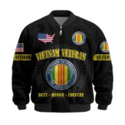 Premium US Veterans Bomber Jacket BPHN190814, Gifts For US Veterans, Gifts On Father's Day, Veterans Day. - Image 30