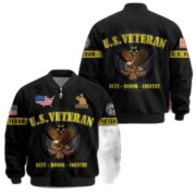 Premium US Veterans Bomber Jacket BPHN190814, Gifts For US Veterans, Gifts On Father's Day, Veterans Day. - Image 26